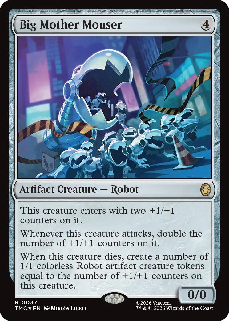 Big Mother Mouser (Surge Foil) [Teenage Mutant Ninja Turtles Commander] | Chromatic Games