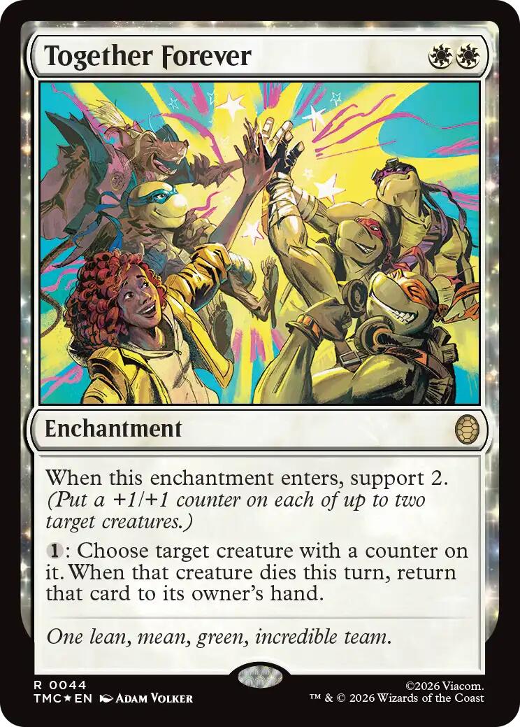 Together Forever (Surge Foil) [Teenage Mutant Ninja Turtles Commander] | Chromatic Games