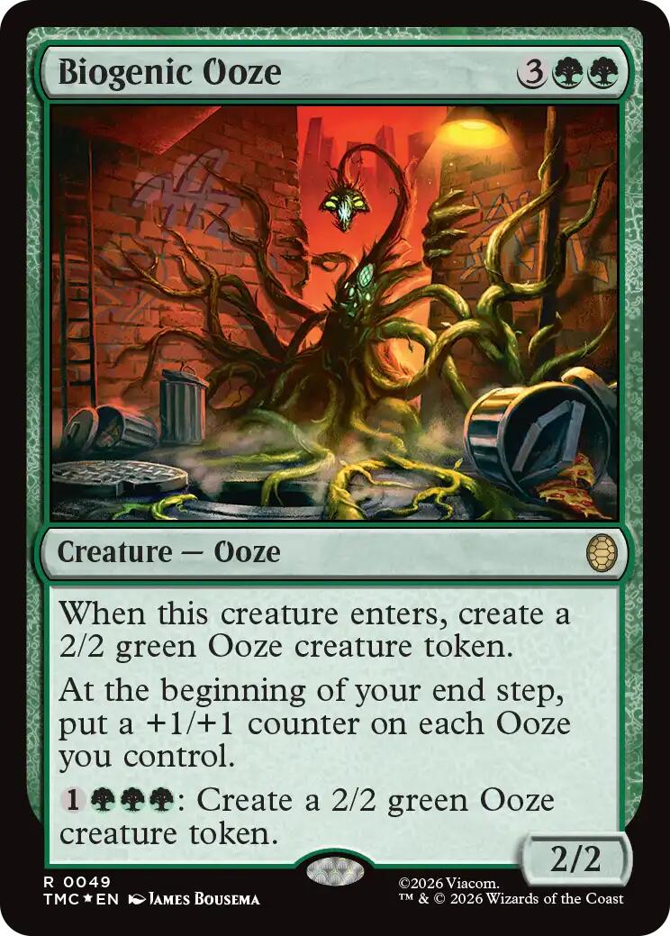 Biogenic Ooze (Surge Foil) [Teenage Mutant Ninja Turtles Commander] | Chromatic Games