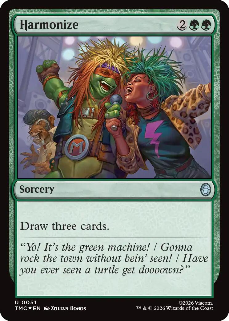 Harmonize (Surge Foil) [Teenage Mutant Ninja Turtles Commander] | Chromatic Games