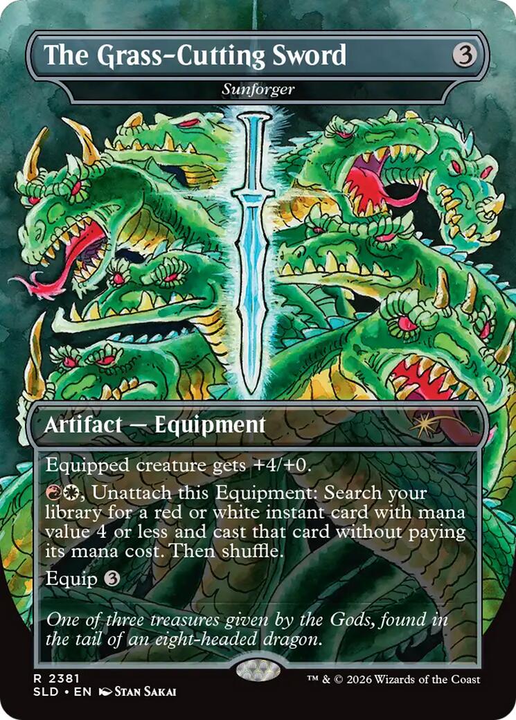 The Grass-Cutting Sword - Sunforger [Secret Lair Drop Series] | Chromatic Games