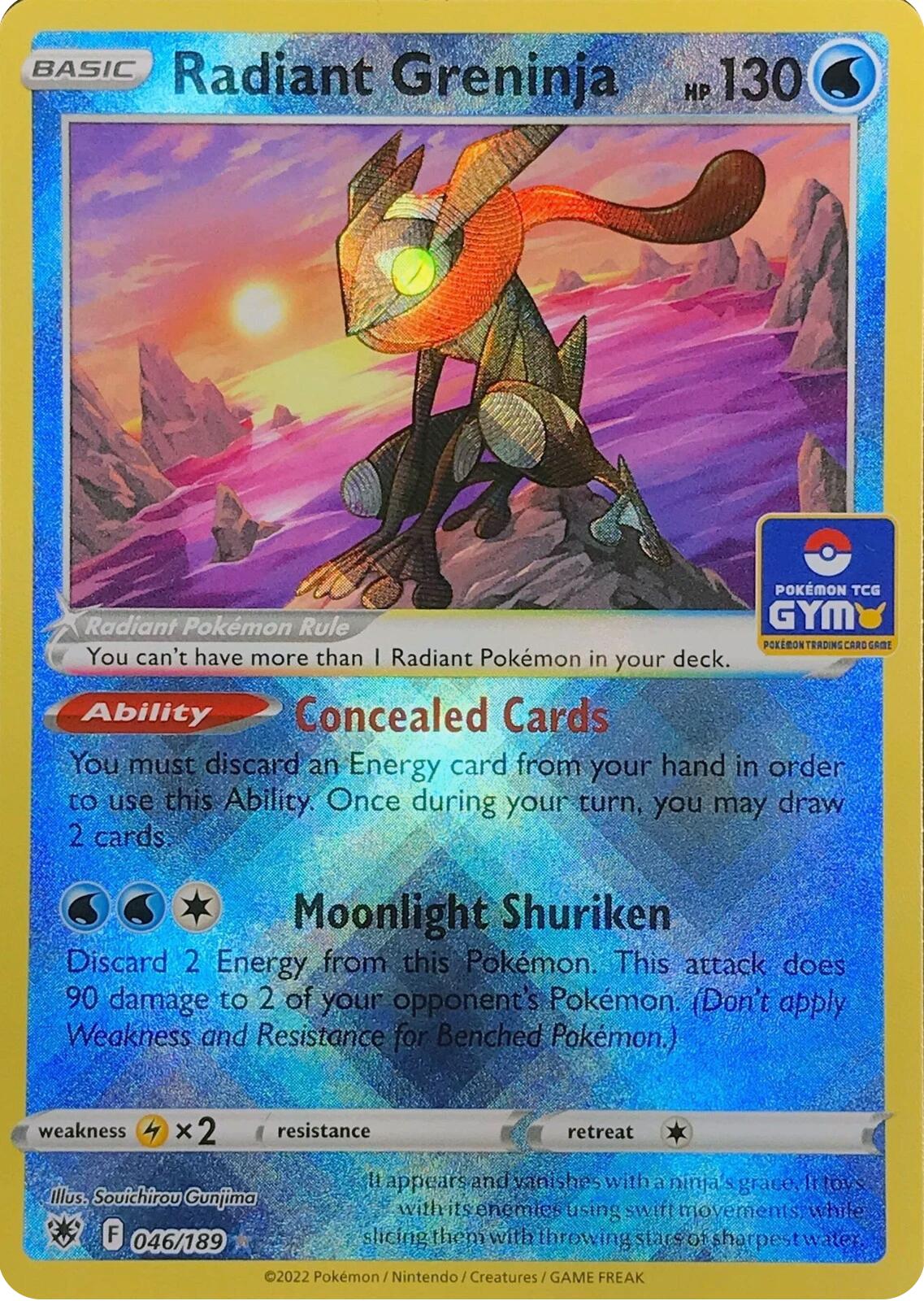 Radiant Greninja (046/189) [League & Championship Cards] | Chromatic Games