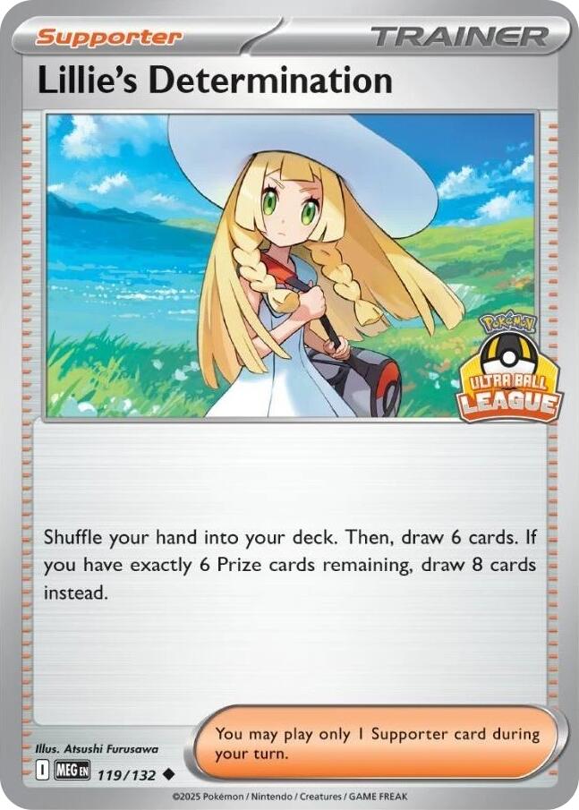Lillie's Determination (119/132) (Ultra Ball League) [League & Championship Cards] | Chromatic Games