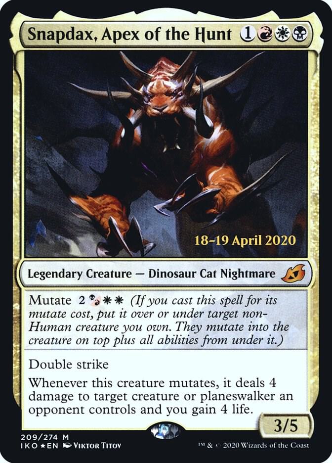 Snapdax Apex of the Hunt 209s/137 (Prerelease Cards)  - Foil | Chromatic Games