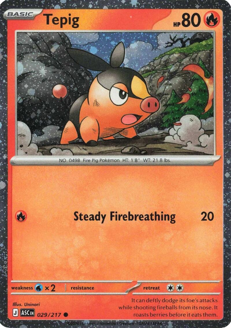 Tepig (029/217) (Cosmos Holo) [Miscellaneous Cards] | Chromatic Games