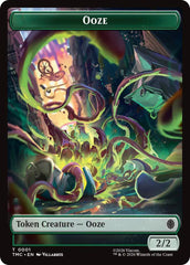Ooze // Clue Double-Sided Token [Teenage Mutant Ninja Turtles Commander Tokens] | Chromatic Games
