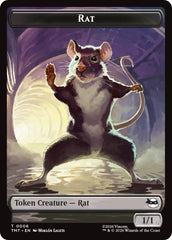 Rat // Food Double-Sided Token [Teenage Mutant Ninja Turtles Tokens] | Chromatic Games