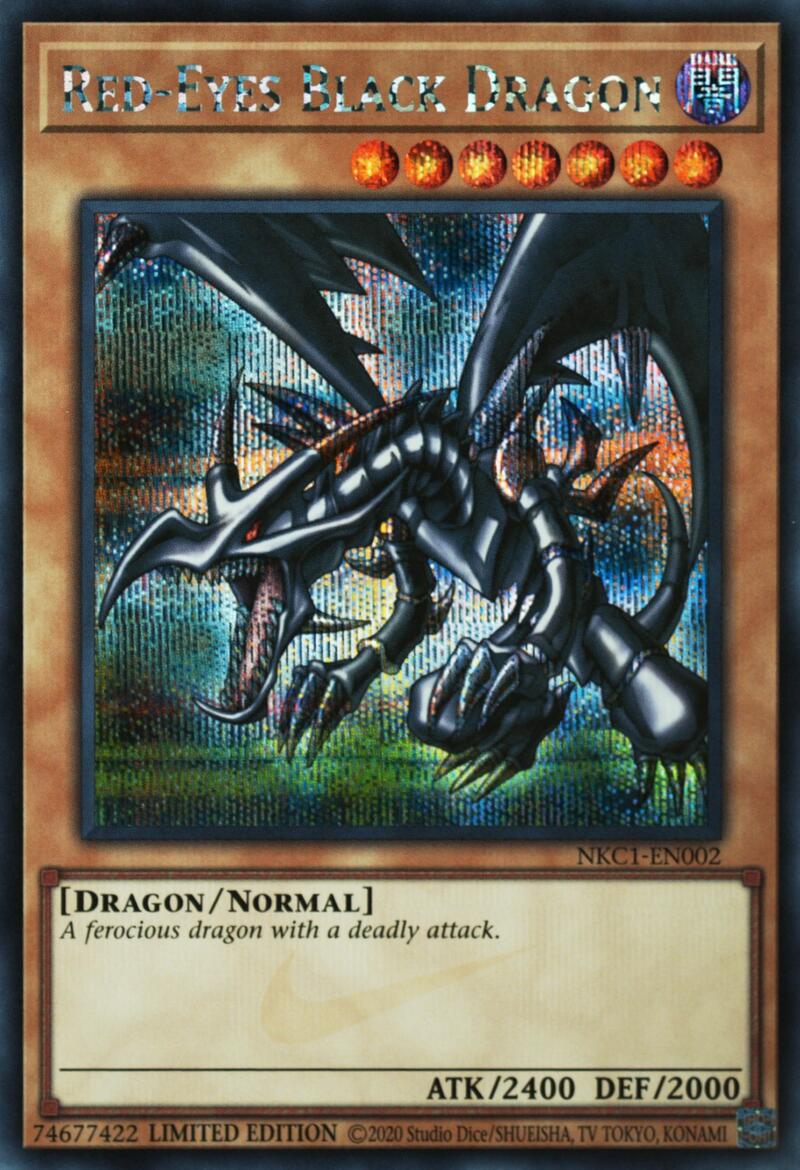 Red-Eyes Black Dragon (Nike Collaboration) [NKC1-EN002] Prismatic Secret Rare | Chromatic Games