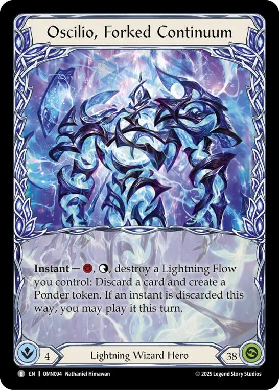 Oscilio, Forked Continuum [OMN094] (Omens of the Third Age) | Chromatic Games