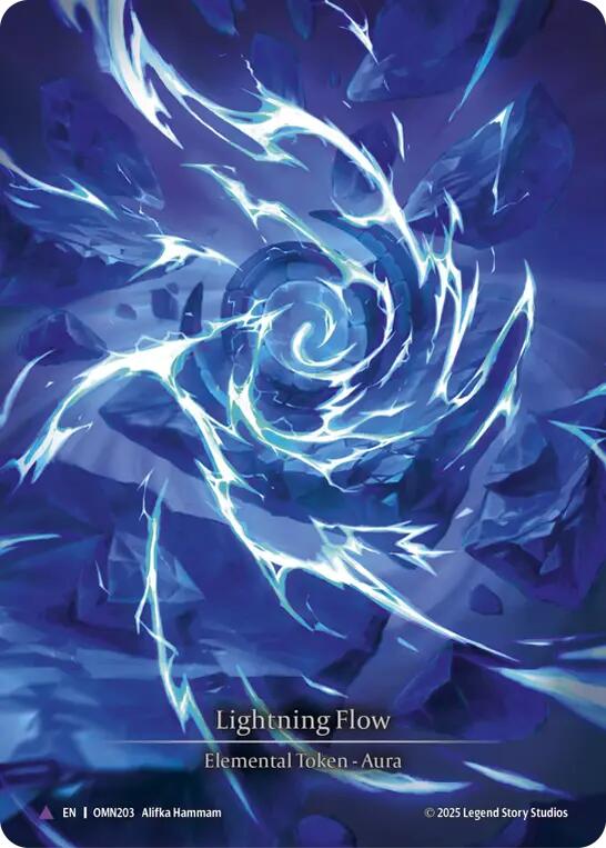 Lightning Flow (B) [OMN203] (Omens of the Third Age)  Cold Foil | Chromatic Games