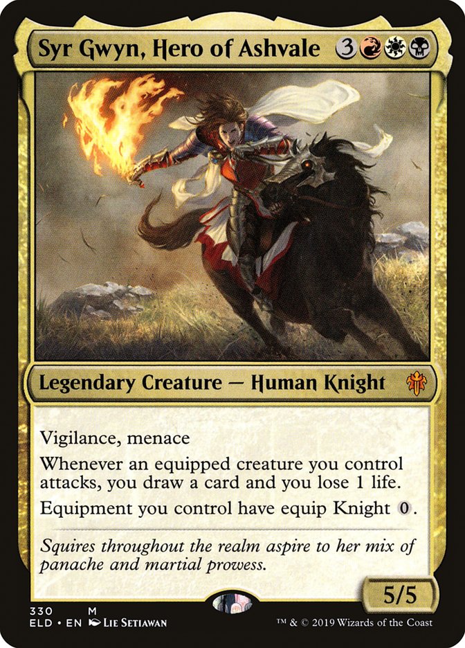 Syr Gwyn, Hero of Ashvale 330 (Throne of Eldraine)  - Foil | Chromatic Games