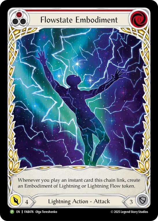 Flowstate Embodiment [FAB476] (Promo)  Cold Foil | Chromatic Games