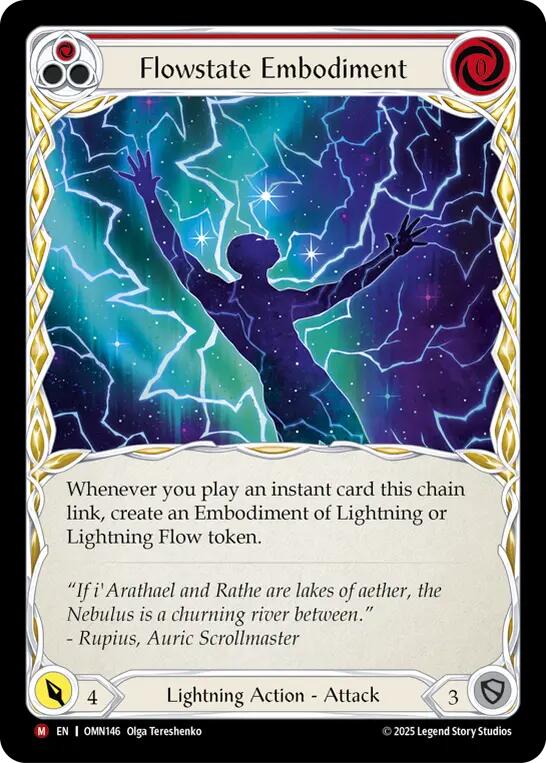 Flowstate Embodiment (Red) [OMN146] (Omens of the Third Age) | Chromatic Games