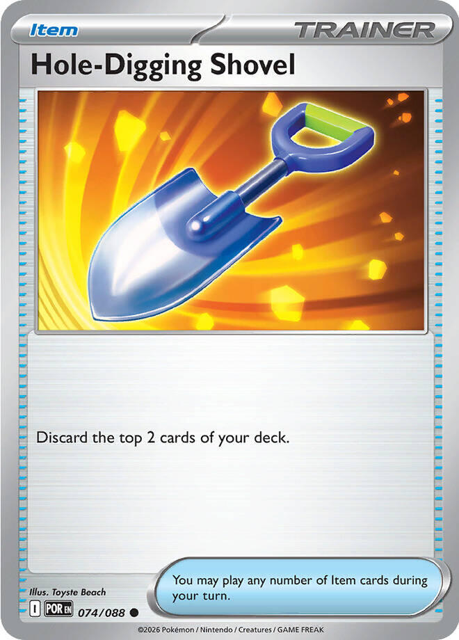 Hole-Digging Shovel (074/088) [Mega Evolution: Perfect Order] | Chromatic Games