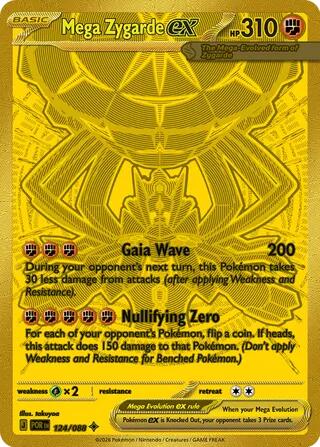 Mega Zygarde ex (124/088) [Mega Evolution: Perfect Order] | Chromatic Games