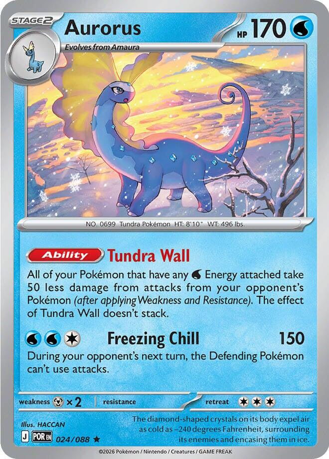 Aurorus (024/088) [Mega Evolution: Perfect Order] | Chromatic Games
