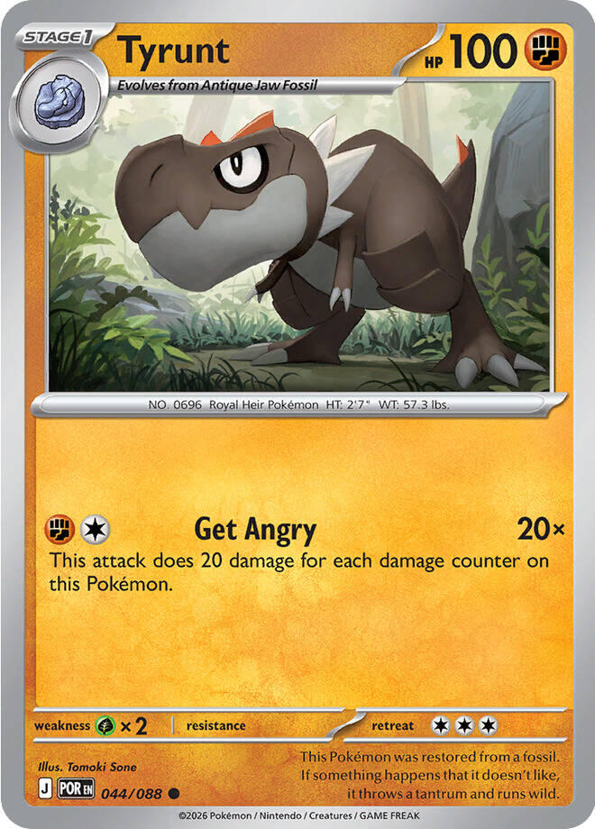 Tyrunt (044/088) [Mega Evolution: Perfect Order] | Chromatic Games