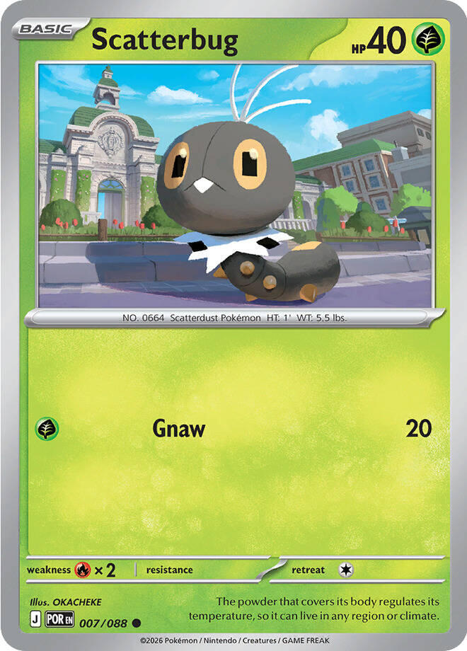 Scatterbug (007/088) [Mega Evolution: Perfect Order] | Chromatic Games