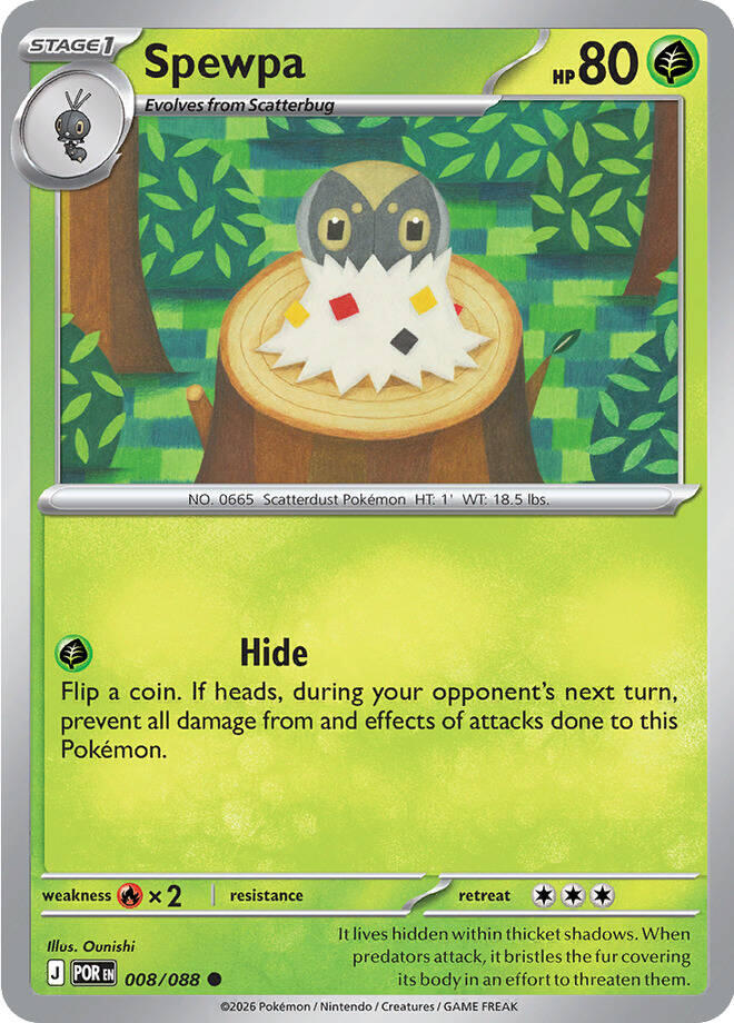 Spewpa (008/088) [Mega Evolution: Perfect Order] | Chromatic Games