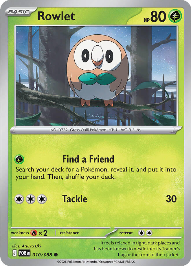 Rowlet (010/088) [Mega Evolution: Perfect Order] | Chromatic Games
