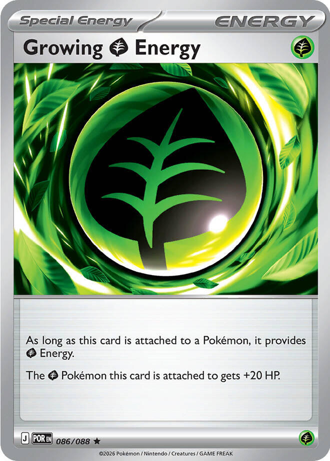 Growing Grass Energy (086/088) [Mega Evolution: Perfect Order] | Chromatic Games