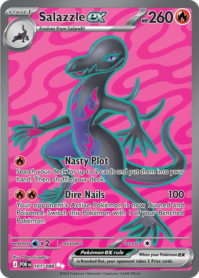 Salazzle ex (101/088) [Mega Evolution: Perfect Order] | Chromatic Games