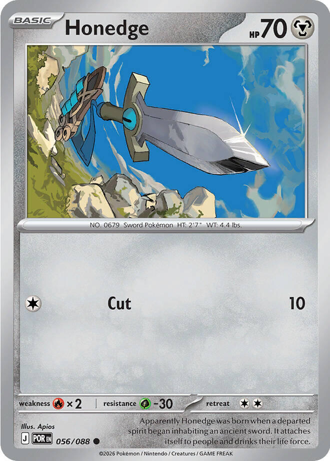 Honedge (056/088) [Mega Evolution: Perfect Order] | Chromatic Games