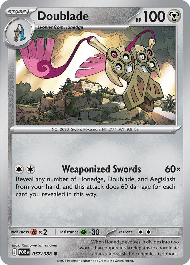 Doublade (057/088) [Mega Evolution: Perfect Order] | Chromatic Games