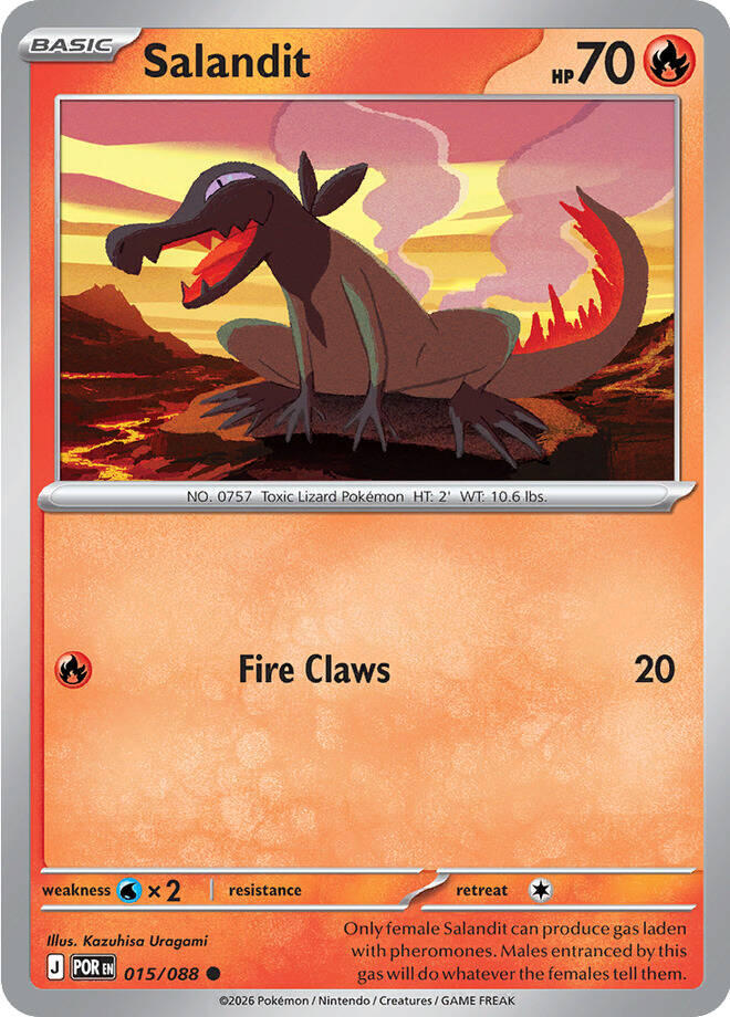 Salandit (015/088) [Mega Evolution: Perfect Order] | Chromatic Games