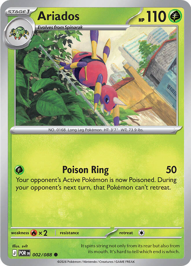 Ariados (002/088) [Mega Evolution: Perfect Order] | Chromatic Games