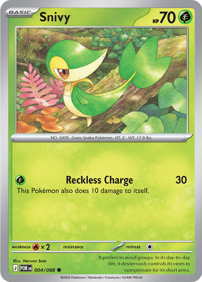 Snivy (004/088) [Mega Evolution: Perfect Order] | Chromatic Games
