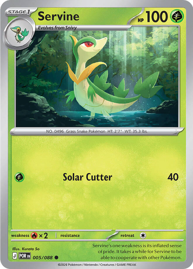 Servine (005/088) [Mega Evolution: Perfect Order] | Chromatic Games