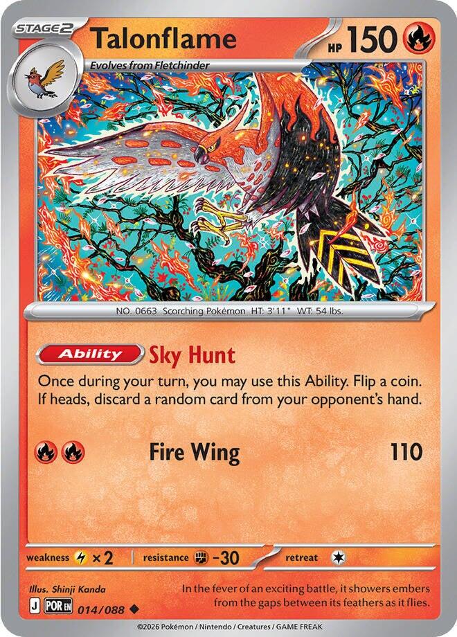 Talonflame (014/088) [Mega Evolution: Perfect Order] | Chromatic Games