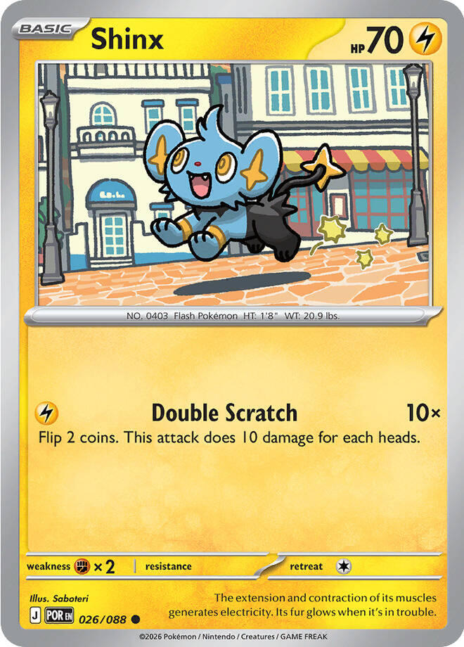 Shinx (026/088) [Mega Evolution: Perfect Order] | Chromatic Games