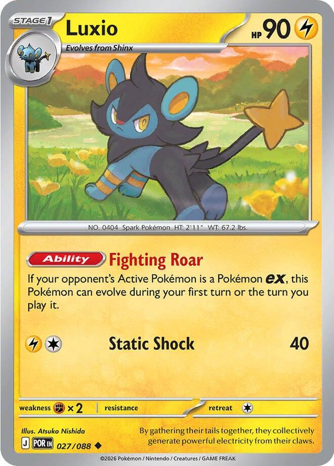 Luxio (027/088) [Mega Evolution: Perfect Order] | Chromatic Games
