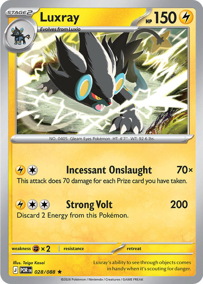 Luxray (028/088) [Mega Evolution: Perfect Order] | Chromatic Games