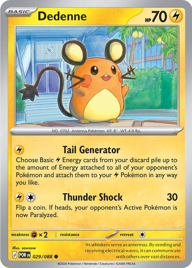 Dedenne (029/088) [Mega Evolution: Perfect Order] | Chromatic Games