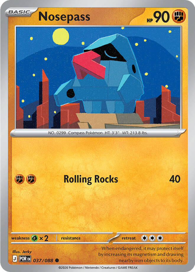 Nosepass (037/088) [Mega Evolution: Perfect Order] | Chromatic Games