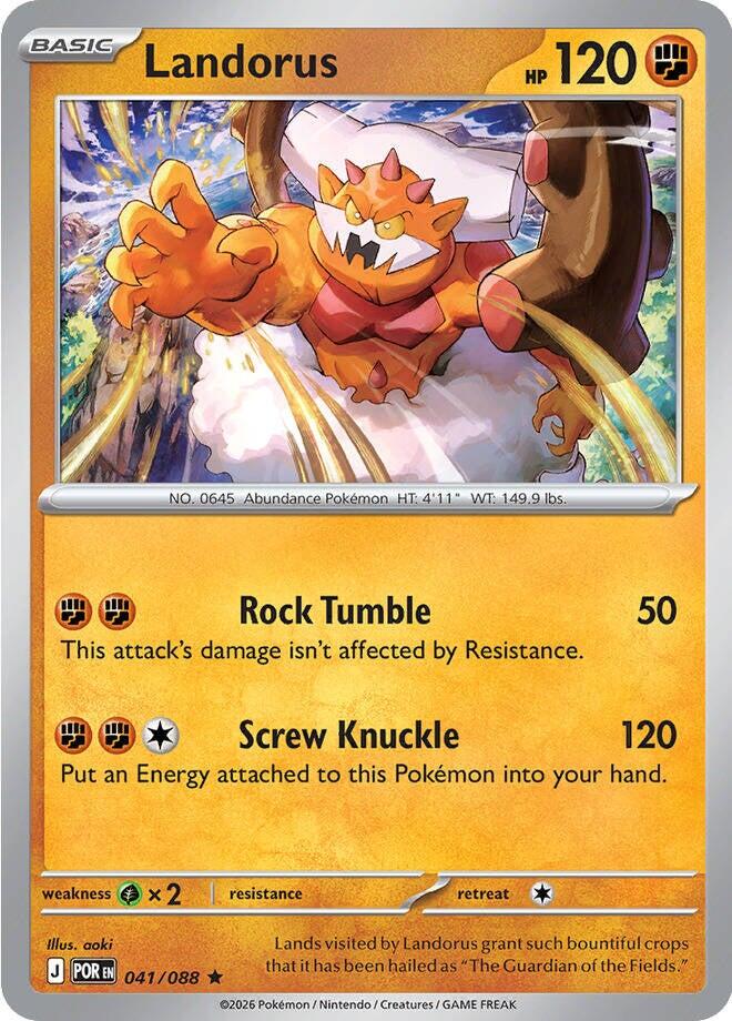 Landorus (041/088) [Mega Evolution: Perfect Order] | Chromatic Games