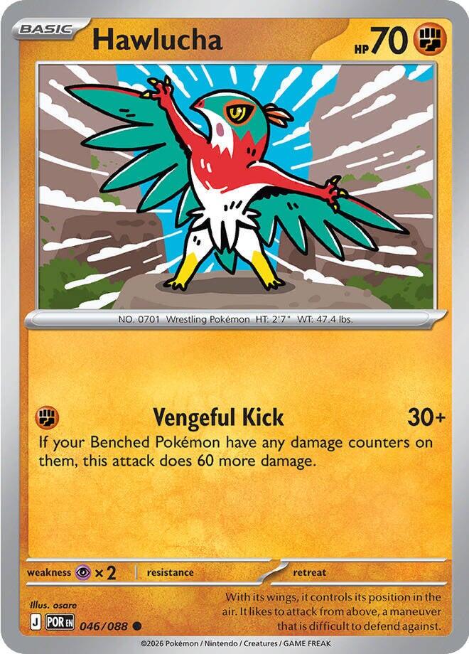 Hawlucha (046/088) [Mega Evolution: Perfect Order] | Chromatic Games