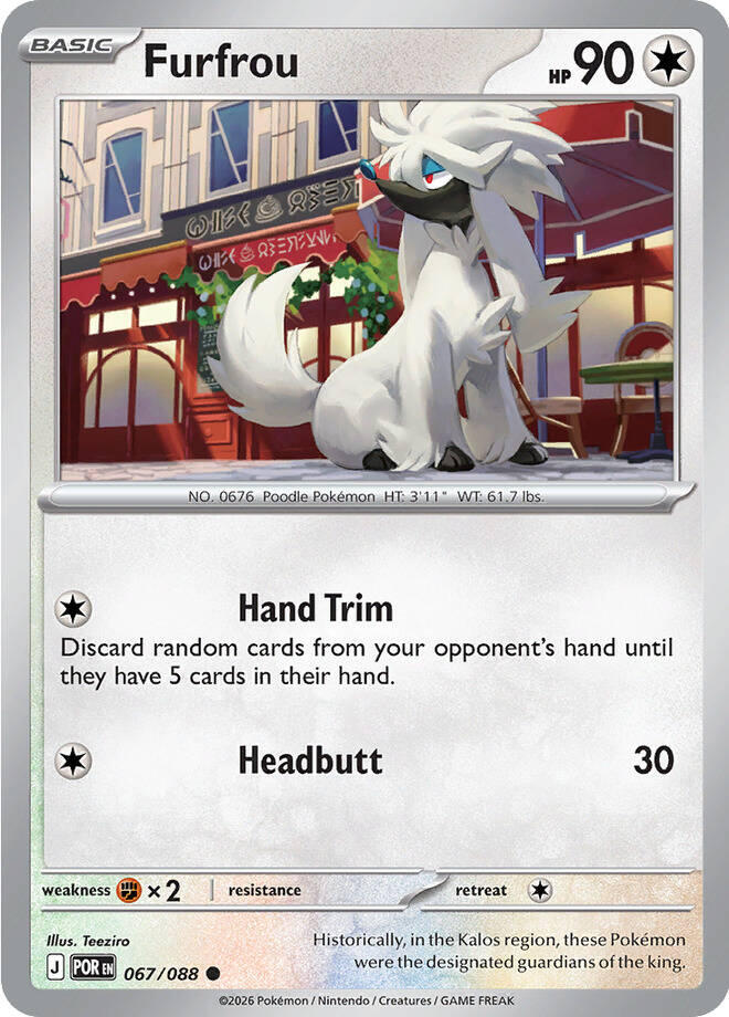 Furfrou (067/088) [Mega Evolution: Perfect Order] | Chromatic Games