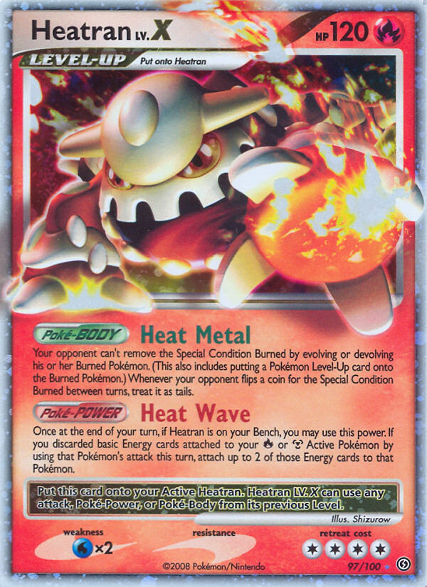 Heatran LV.X (97/100) [Diamond & Pearl: Stormfront] | Chromatic Games