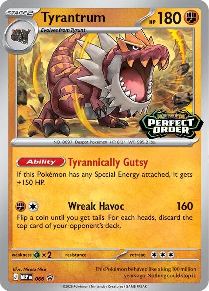Tyrantrum (066) [Mega Evolution Promo] | Chromatic Games