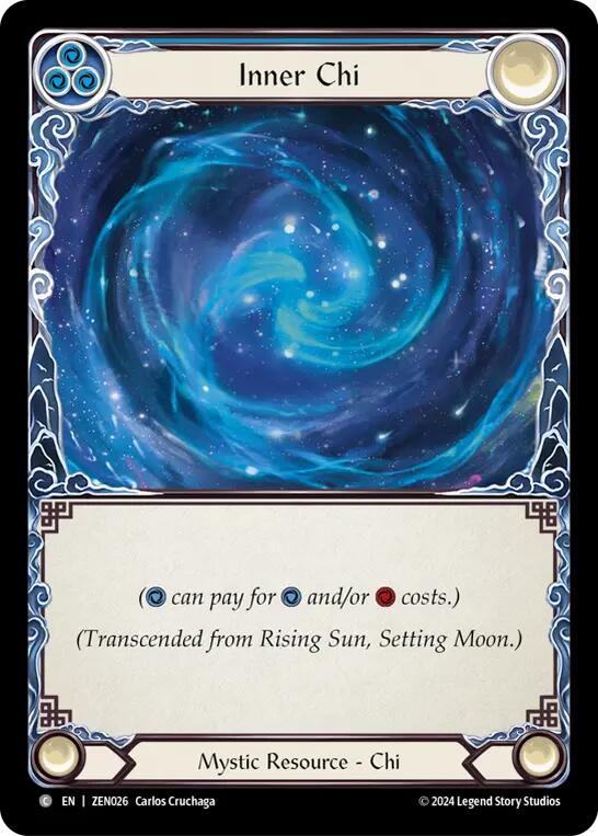 Rising Sun, Setting Moon // Inner Chi [ZEN026] (Part the Mistveil Zen Blitz Deck) | Chromatic Games