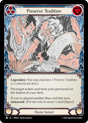 Preserve Tradition // Inner Chi [ZEN025] (Part the Mistveil Zen Blitz Deck) | Chromatic Games