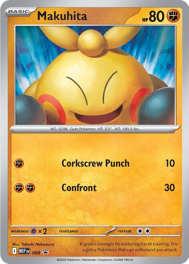 Makuhita (068) (Cosmos Holo) [Mega Evolution Promo] | Chromatic Games