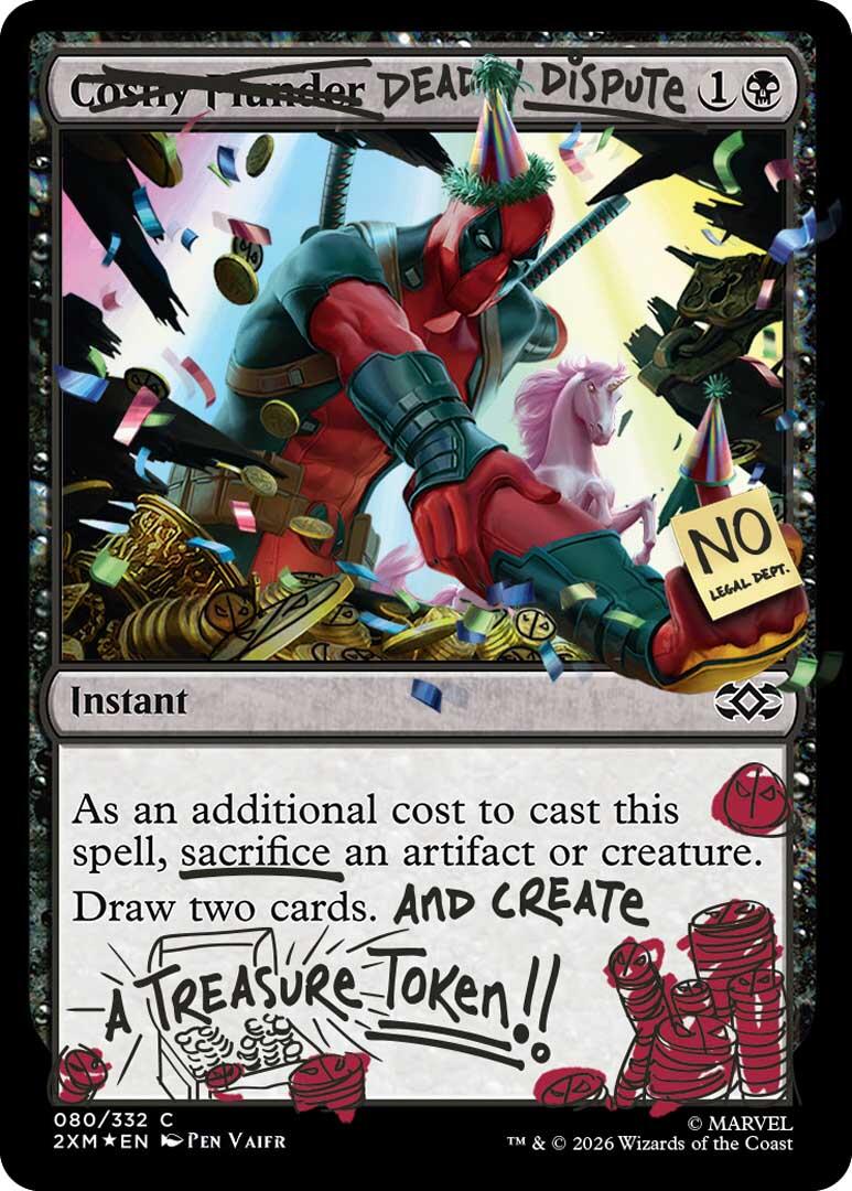 Deadly Dispute (080) (Pool Party Foil) [Secret Lair Drop Series] | Chromatic Games