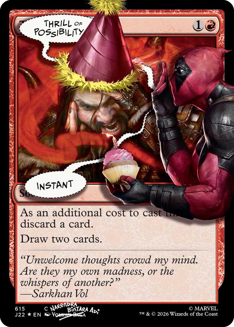 Thrill of Possibility (615) (Pool Party Foil) [Secret Lair Drop Series] | Chromatic Games