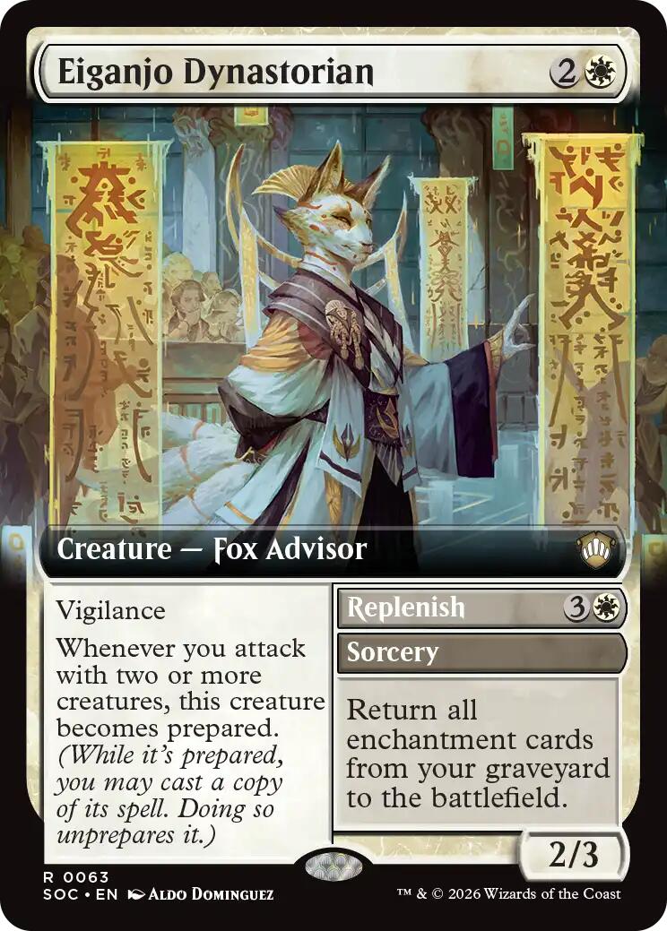 Eiganjo Dynastorian (Extended Art) [Secrets of Strixhaven Commander] | Chromatic Games