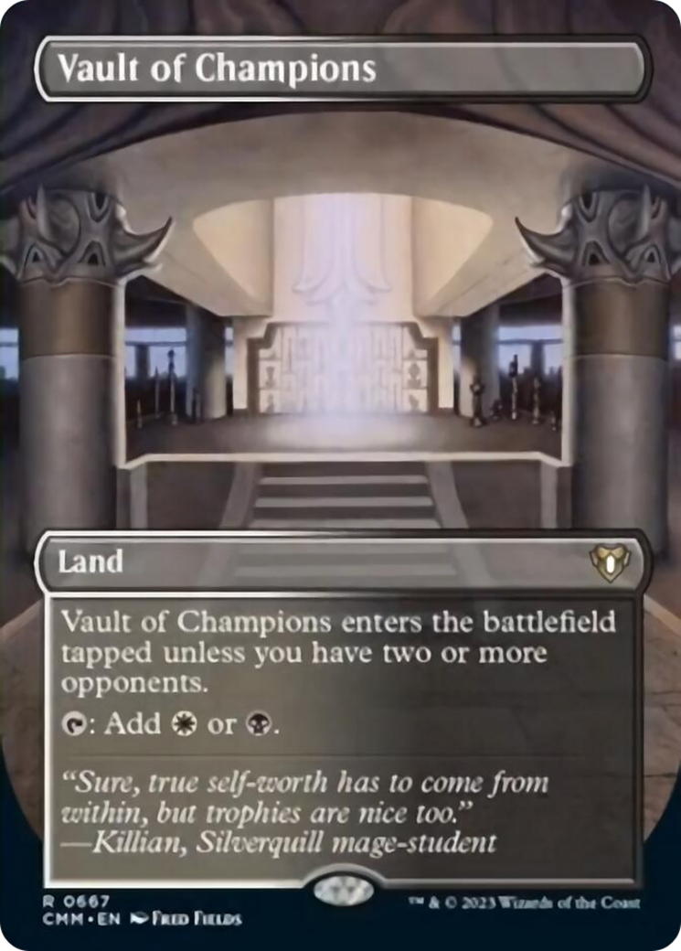 Vault of Champions (Borderless Alternate Art) [Commander Masters] | Chromatic Games